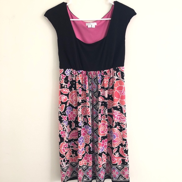 London Times Dresses & Skirts - London Times Floral Pink Dress 6